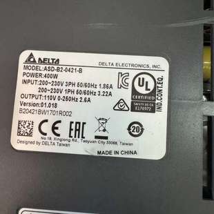 拆机 0421 原装 图片 B台达B2伺服驱动器 议价ASD