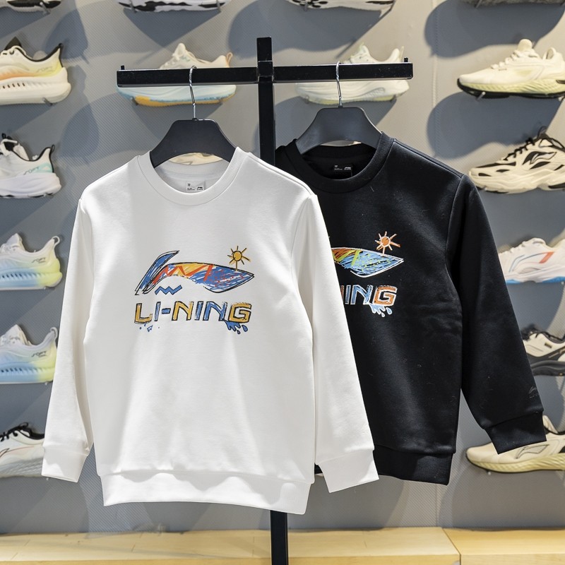 李宁儿童加绒卫衣2025冬季新款男女大童保暖套头无帽卫衣YWDV665,运动服/休闲服装,运动卫衣/套头衫,淘宝优惠券,粉丝福利购,淘宝优惠卷