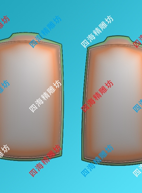 jdp格式A-2066两款简约简单易牌头平安无事牌bmp灰度图精雕图