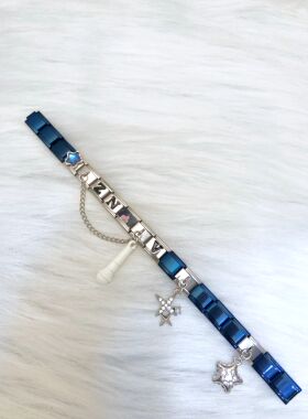 意大利模块手链周震南应援名字首字母话筒南极星照片定制