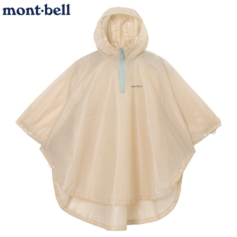 montbell儿童雨披徒步户外雨衣