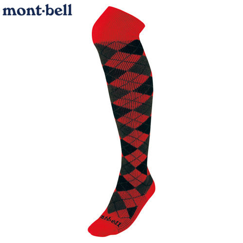montbell高筒吸湿防臭及膝袜子