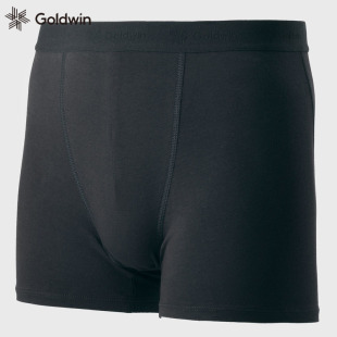 户外运动健身跑步吸湿排汗四角短裤 男士 Goldwin平角内裤 日本代购