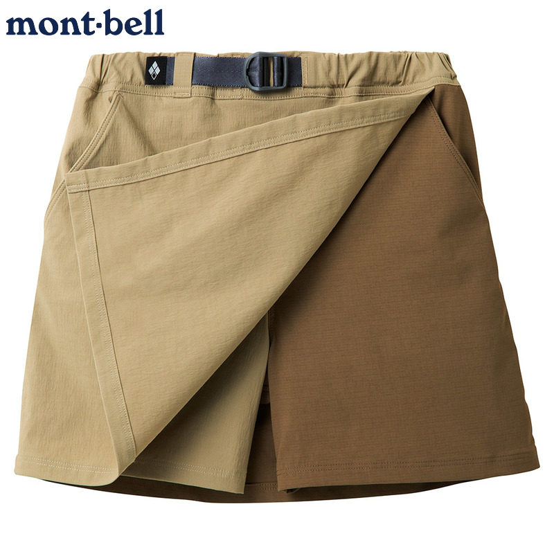 日本mont·bell儿童户外裙裤短裤