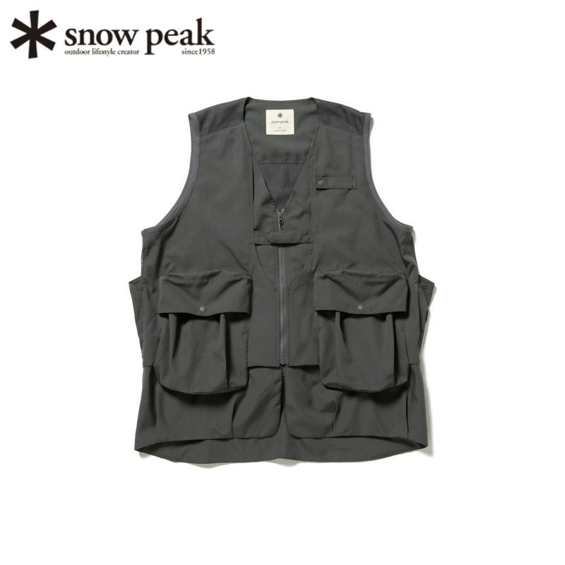 日本snowpeak雪峰户外马甲背心