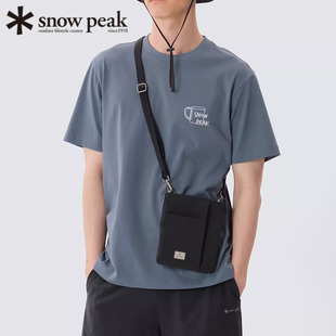 日本代购snowpeak雪峰RFID单肩斜挎小包时尚日常通勤户外旅行2025