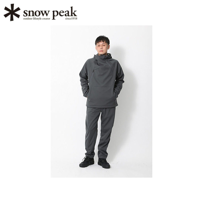 snowpeak软壳连帽衫吸汗透气运动