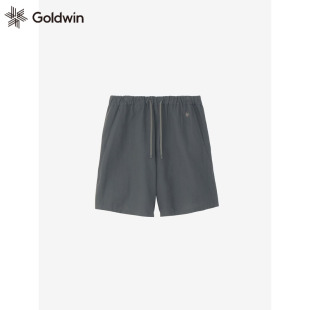 日本代购Goldwin24新款纸纤维运动短裤男女Re-Optimum光电子吸湿