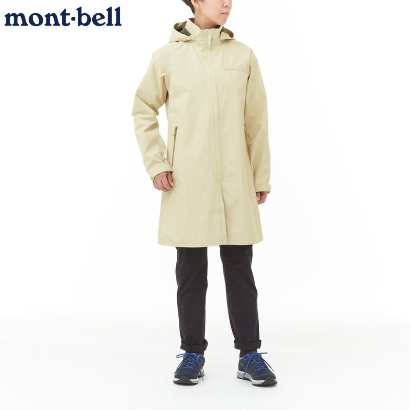 montbell防水透气中长款冲锋衣