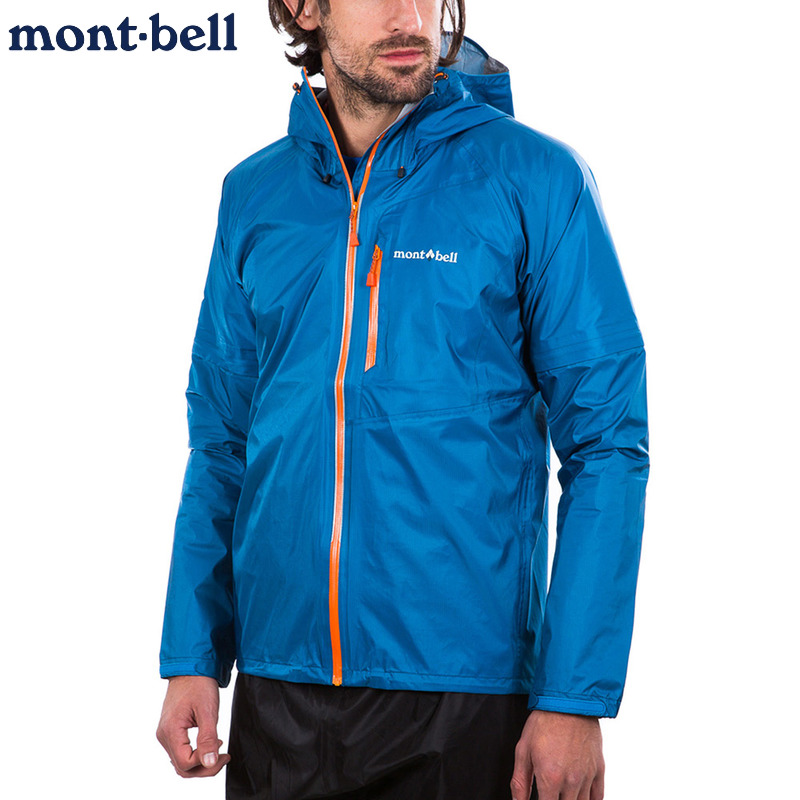 日本代购montbell男士US Convertible冲锋衣防水透气可拆卸户外