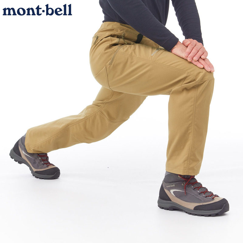 montbell防水男士长裤有弹性