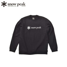 日本代购SnowPeak雪峰印花徽标卫衣套头衫户外运动露营速干T恤