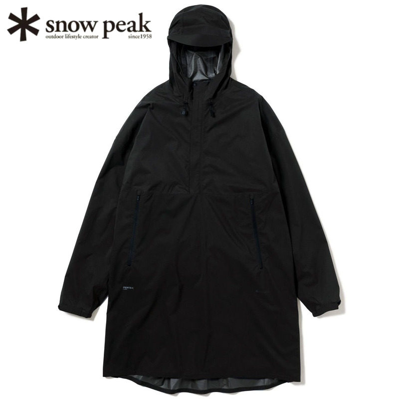 日本snowpeak雪峰户外折叠轻雨衣