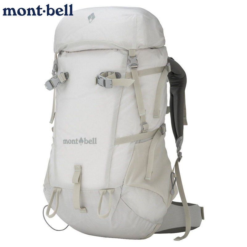 日本montbell女士户外高山双肩包
