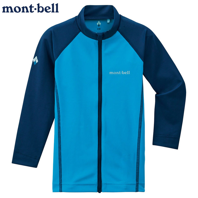montbell儿童长袖开衫防水透气