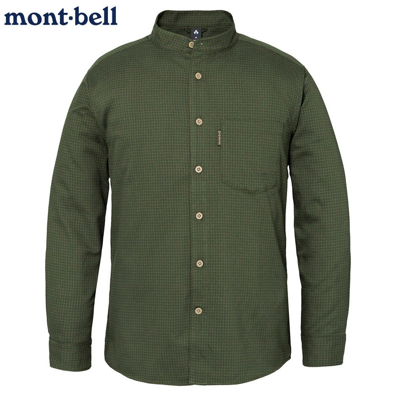 montbell立领衬衫保暖舒适