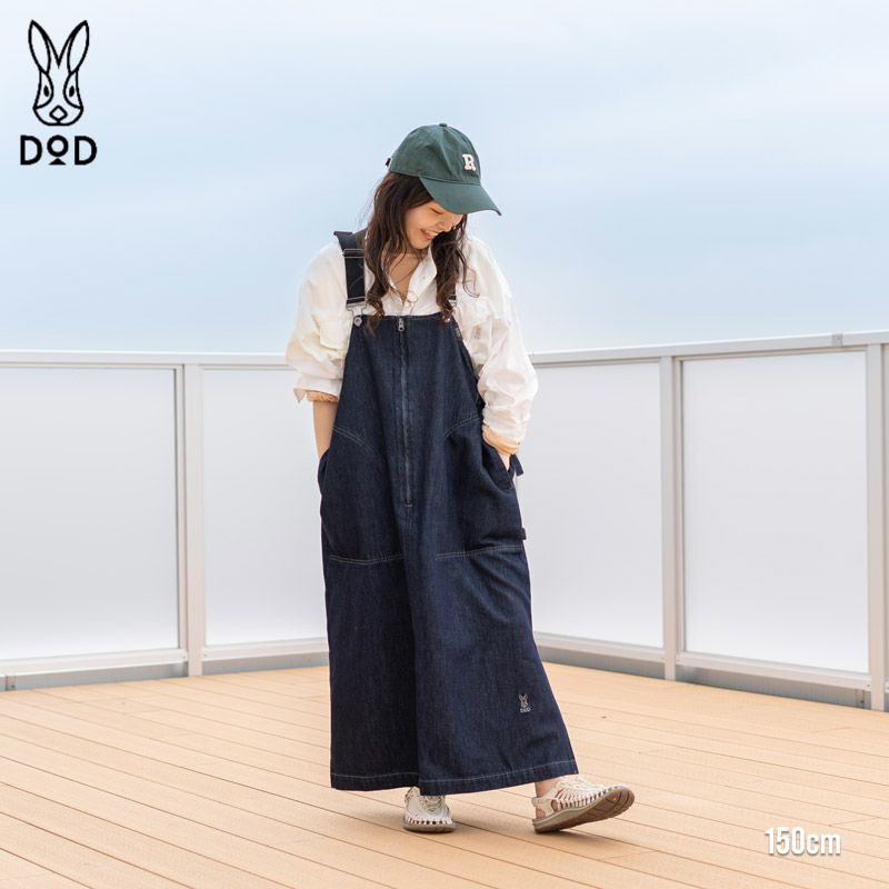 DOD牛仔背带裙户外露营日本