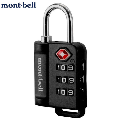 montbell行李锁密码锁三位数