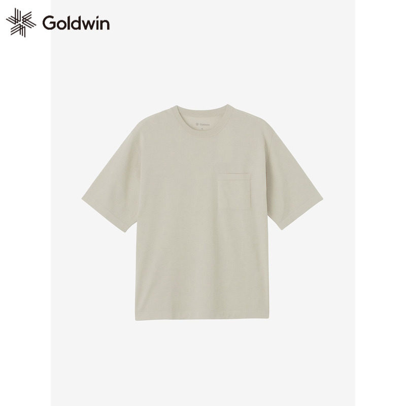 日本Goldwin羊毛短袖T恤宽松运动