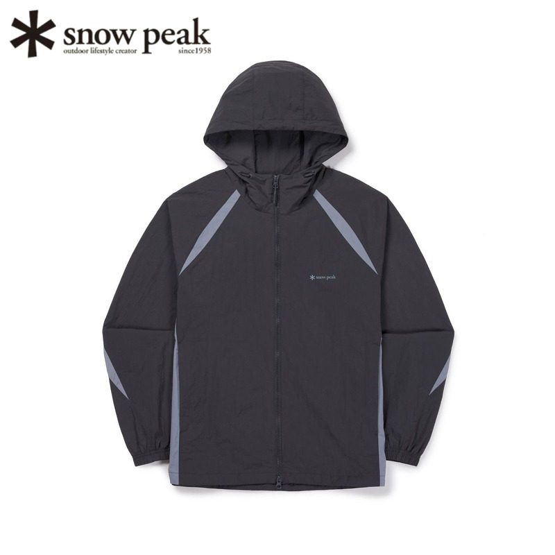 日本snowpeak雪峰男士撞色风衣