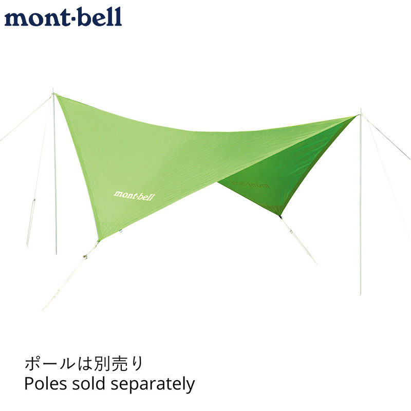 日本montbell户外天幕露营防雨