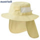 日本代购 montbell儿童Sahara防晒帽遮阳防紫外线透气网眼速干