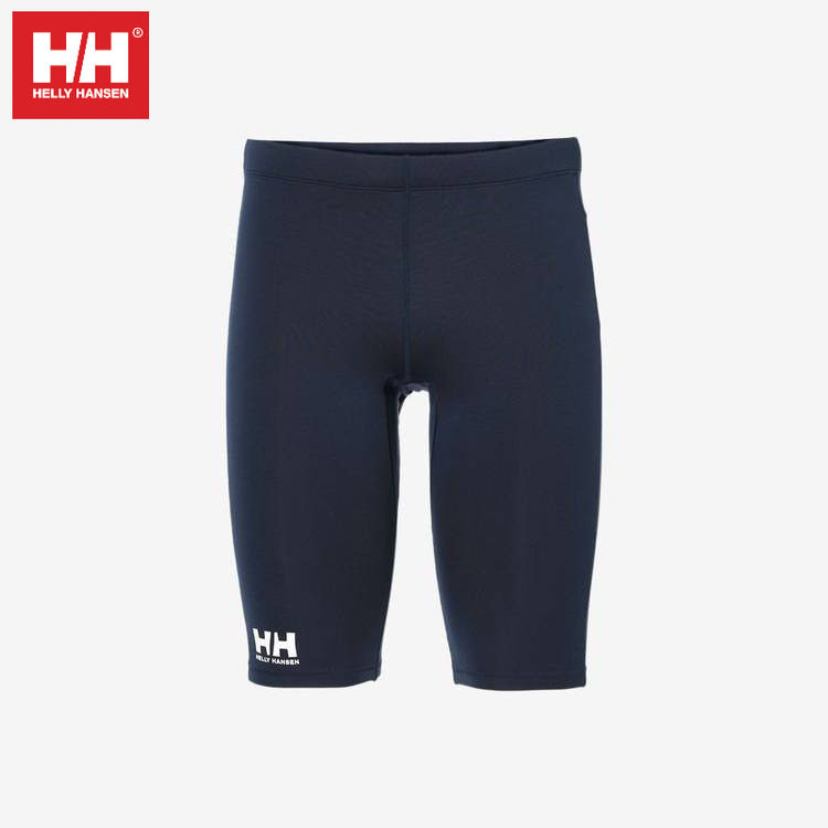 日本代购Helly Hansen海丽汉森紧身裤短裤男士弹力防晒运动健身裤
