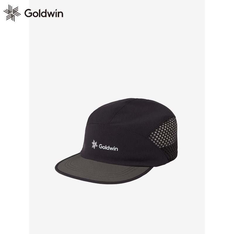 日本Goldwin透气网帽鸭舌帽跑步