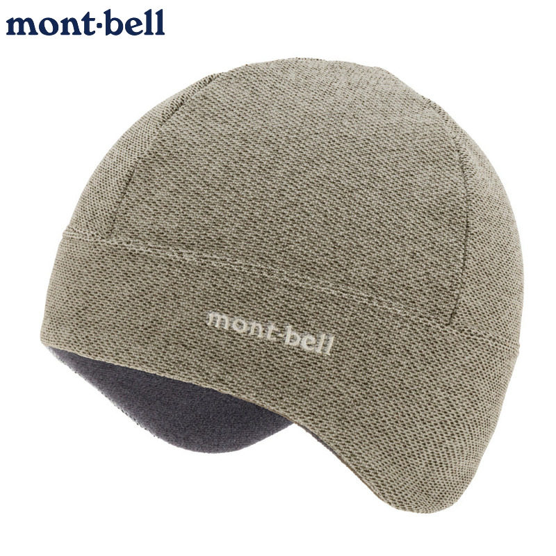 montbell保暖防寒护耳抓绒帽