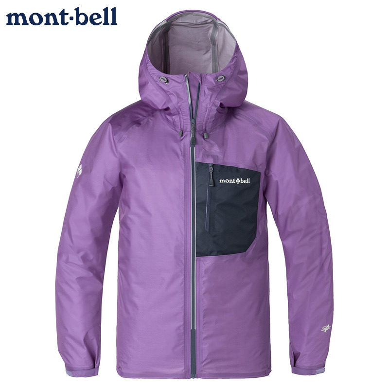 montbell防水透气女士雨衣冲锋衣