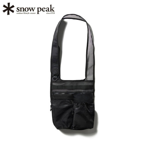 日本snowpeak雪峰网袋单肩包户外
