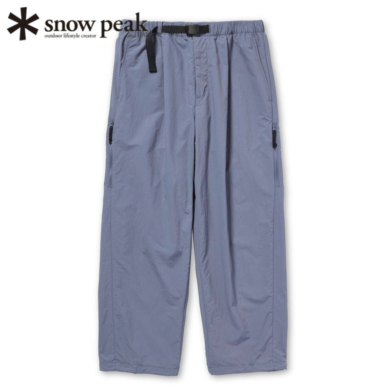 日本snowpeak雪峰直筒阔腿裤子