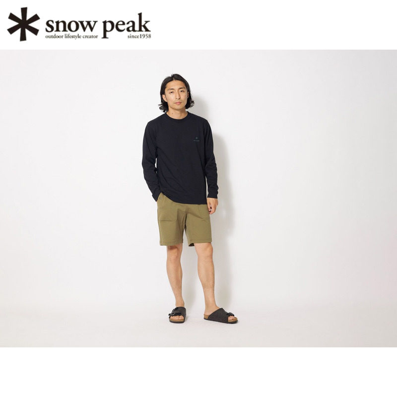 snowpeak中性运动短裤透气吸汗