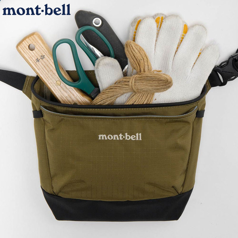 日本montbell户外腰包工具包园艺