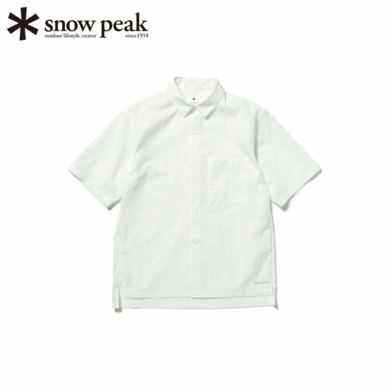 日本snowpeak雪峰短袖衬衫速干