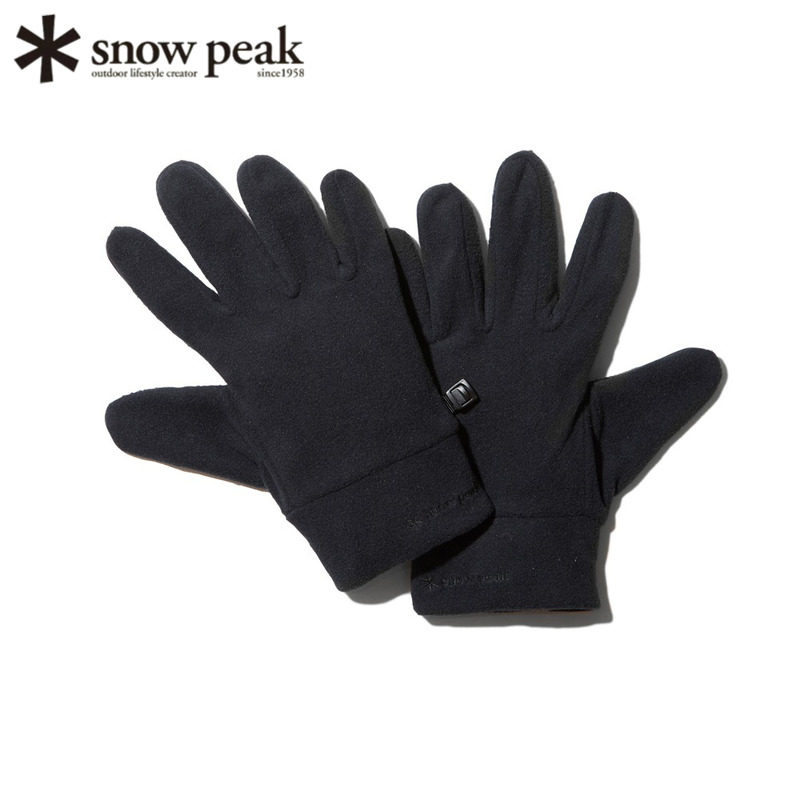 SnowPeak雪峰户外运动抓绒手套