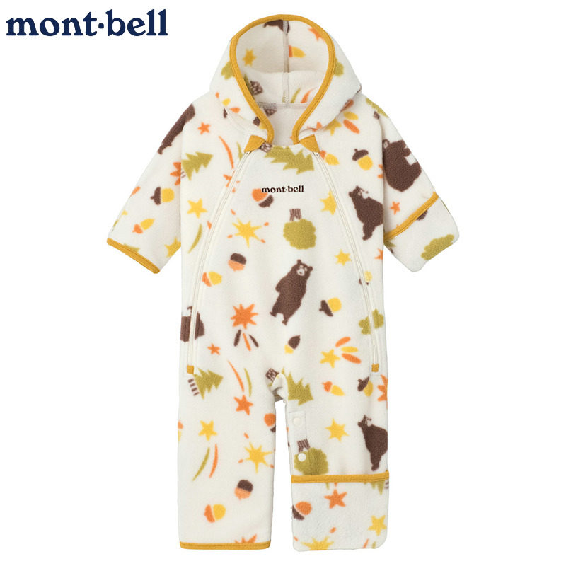montbell婴幼儿爬服连体衣日本