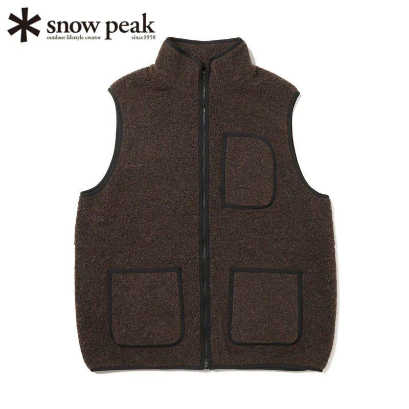 日本snowpeak雪峰再生羊毛背心衣
