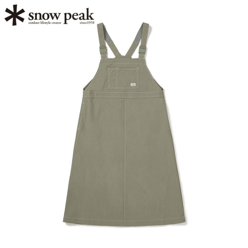 日本snowpeak雪峰女士背带连衣裙