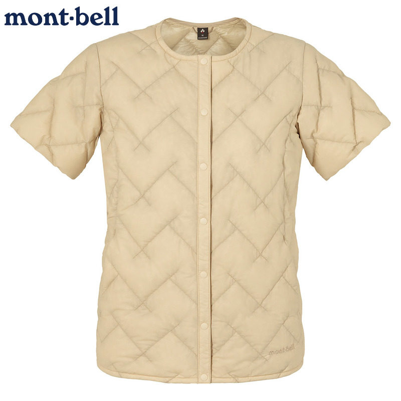mont·bell女士羽绒服短袖防水