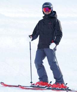 日本代购phenix菲尼克斯新款迷彩提花滑雪服套装男户外保暖冲锋衣