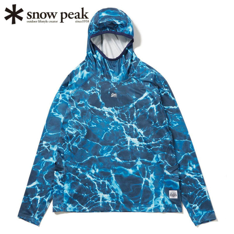 日本snowpeak雪峰户外连帽防晒衣