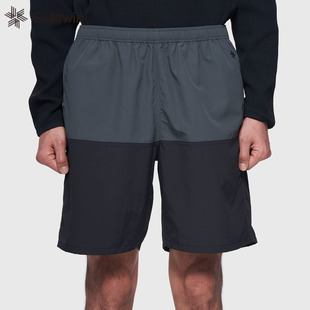日本代购Goldwin户外休闲短裤男运动露营沙滩防泼水双色夏季裤子