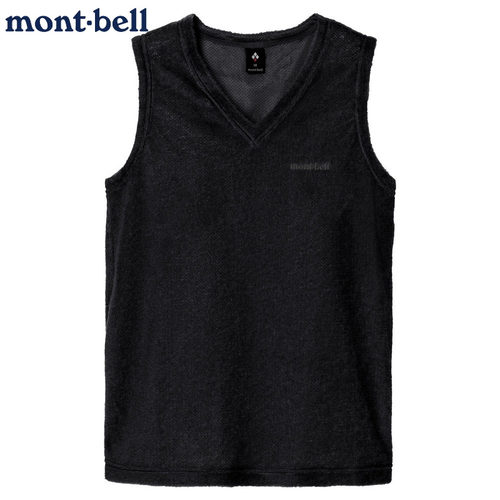 montbell轻薄抓绒马甲背心