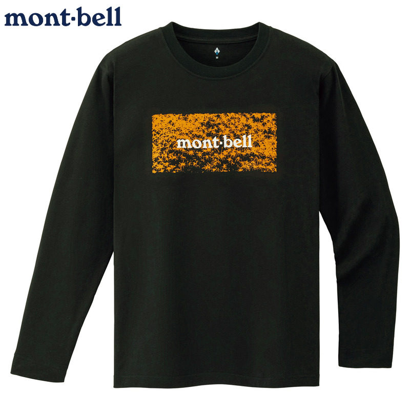 montbell户外纯棉长袖T恤男女