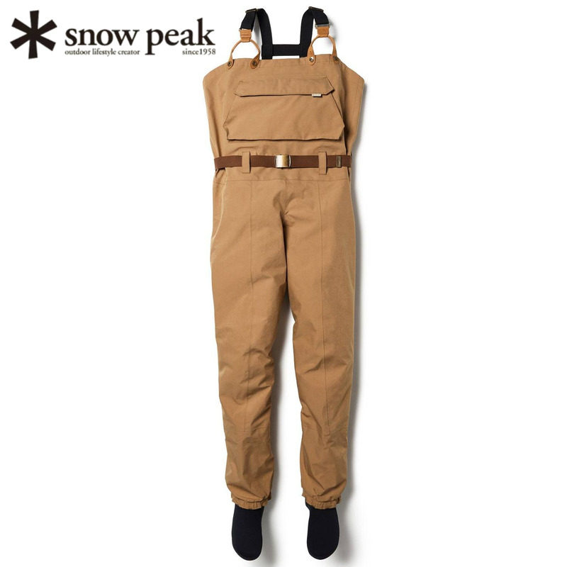 日本snowpeak雪峰飞钓涉水裤长裤