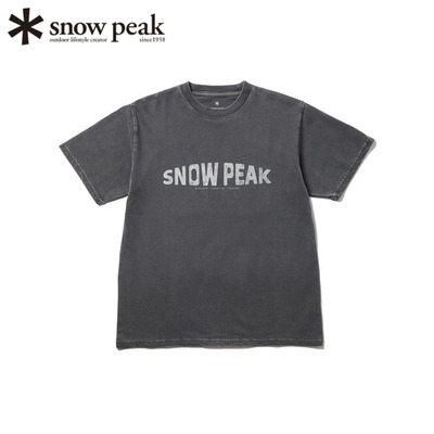 SnowPeak雪峰复古纯棉短袖T恤