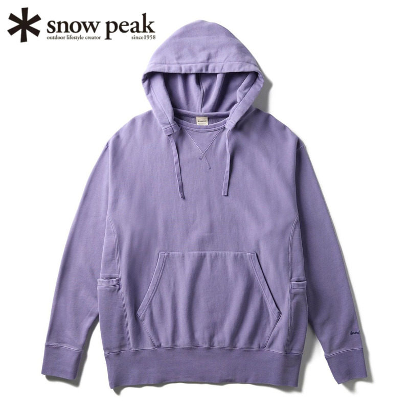 日本snowpeak雪峰棉质连帽卫衣