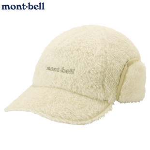 日本代购montbell抓绒帽子鸭舌帽Climaair两用帽子护耳护颈保暖