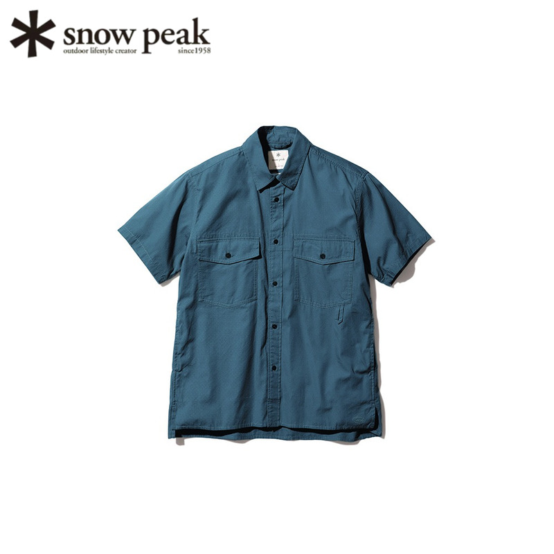 日本SnowPeak雪峰户外短袖衬衫